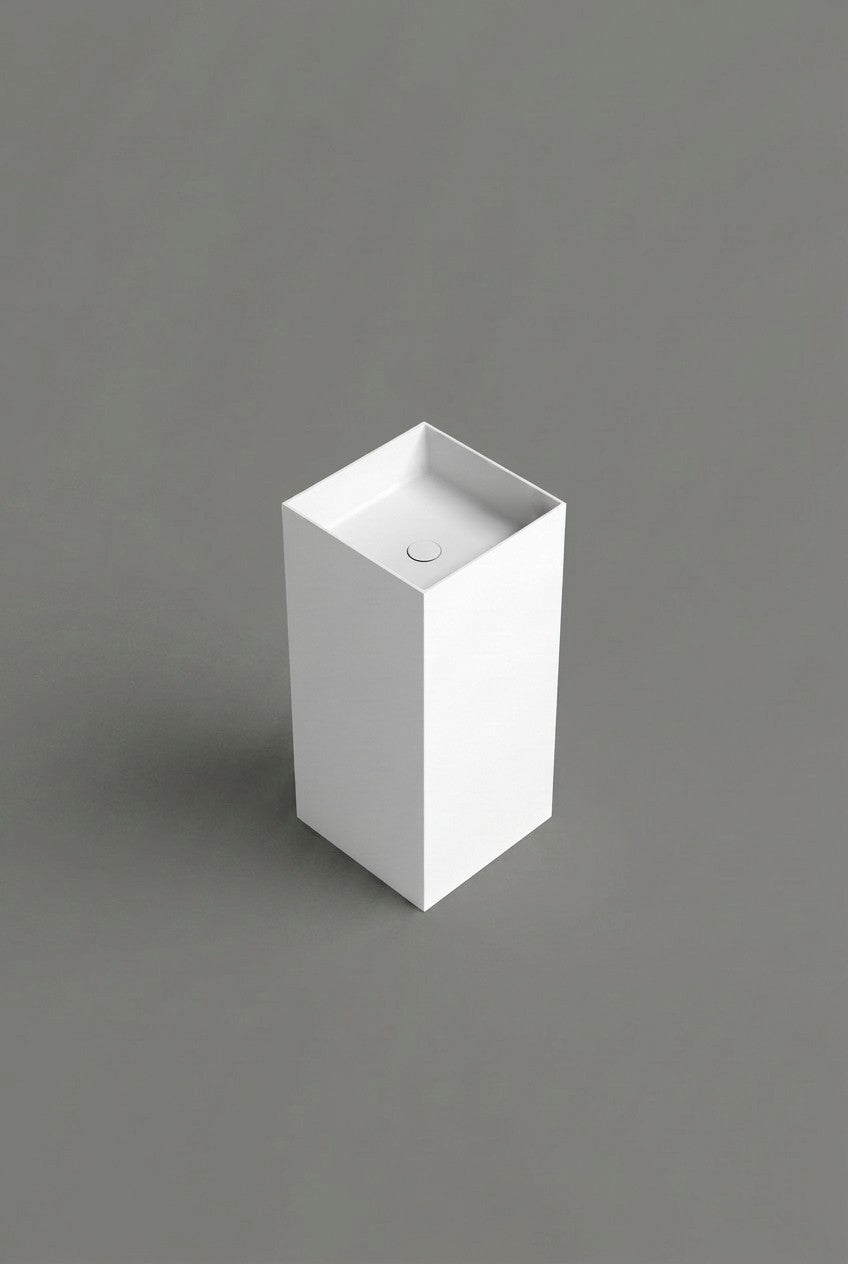 Szabadonálló mosdó, belső és külső színezéssel - GLV-SQ0-C01