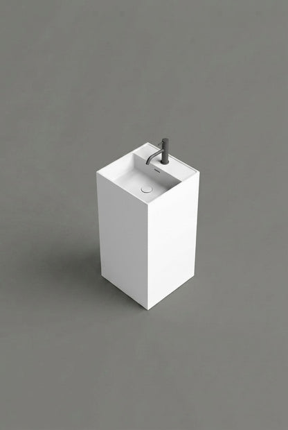 Szabadonálló mosdó, belső és külső színezéssel - GLV-SQ1-C01