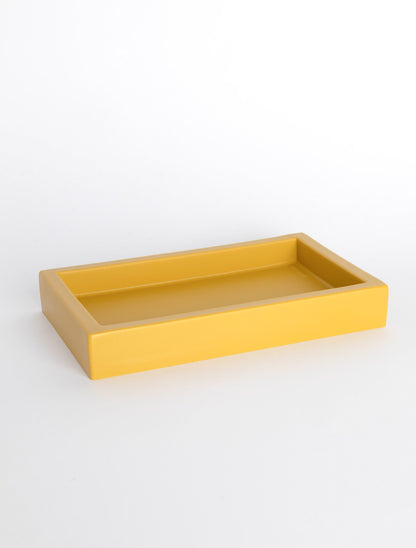 Geelli I Vasi design tálca mustár színben.