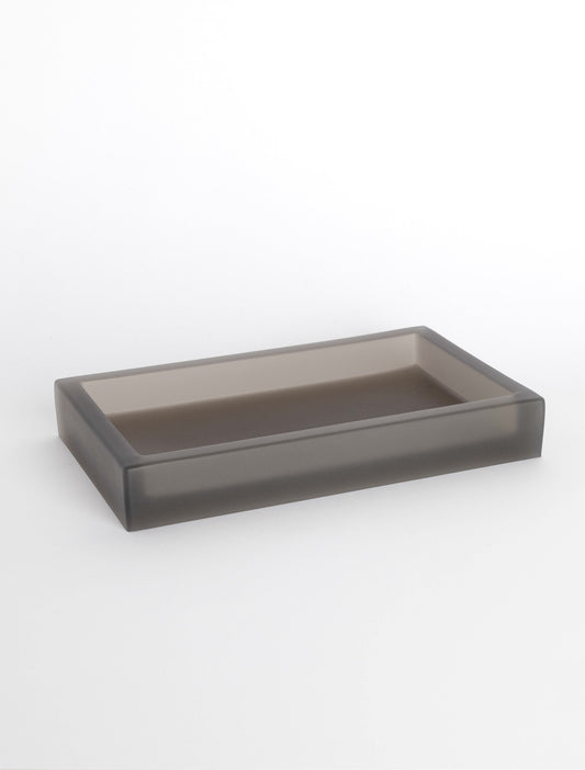 Geelli I Vasi design tálca áttetsző füst színben.